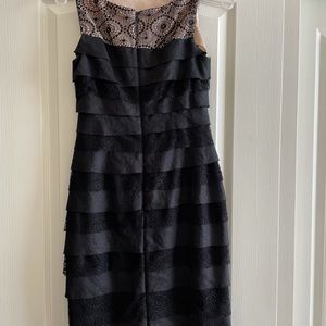 Black cocktail/wedding or evening dress.